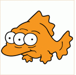 Blinky the three-eyed fish